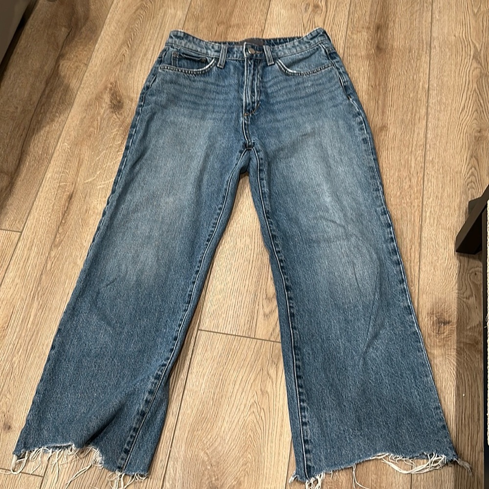 Joe’s jeans THE BLAKE size 28 high rise wide leg crop